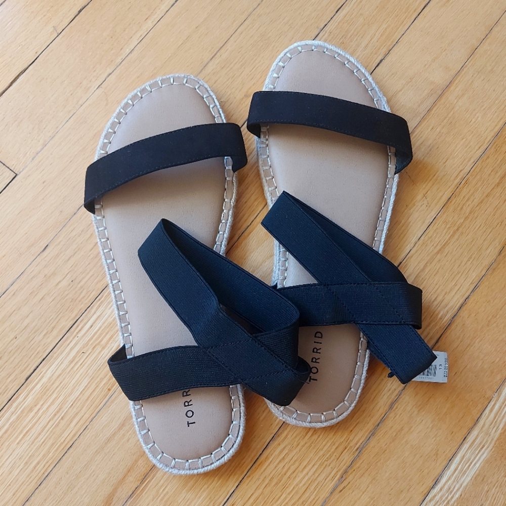 NWT strapped sandals